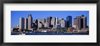 Framed Skyline, Cityscape, Boston, Massachusetts, USA,