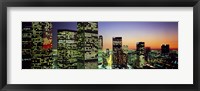 Framed Downtown Los Angeles CA USA