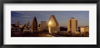 Framed Skyscrapers in a city, Austin, Texas, USA