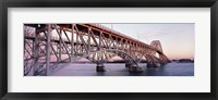 Framed Bridge across a river, South Grand Island Bridge, Niagara River, Grand Island, Erie County, New York State, USA