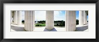 Framed Lincoln Memorial Columns, Washington DC