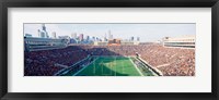 Framed High angle view of spectators in a stadium, Soldier Field (before 2003 renovations), Chicago, Illinois, USA