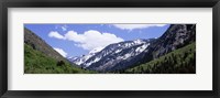 Framed Clouds over mountains, Little Cottonwood Canyon, Salt Lake City, Utah, USA