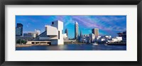 Framed Cleveland, Ohio Skyline from the Waterfront