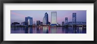 Framed Skyscrapers On The Waterfront, St. John's River, Jacksonville, Florida, USA