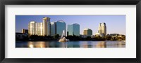Framed Orlando skyline, Florida