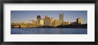 Framed Buildings and Bridge in Pittsburgh, Pennsylvania