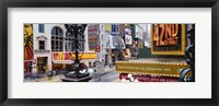 Framed Road running through a market, 42nd Street, Manhattan, New York City, New York State, USA