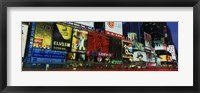 Framed Billboards On Buildings In A City, Times Square, NYC, New York City, New York State, USA