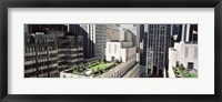 Framed Rooftop View Of Rockefeller Center, NYC, New York City, New York State, USA