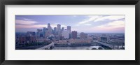 Framed Buildings In A City, Minneapolis, Minnesota, USA