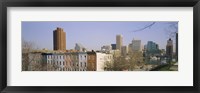 Framed High angle view of buildings in a city, Inner Harbor, Baltimore, Maryland, USA