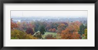 Framed High angle view of a cemetery, Arlington National Cemetery, Washington DC, USA