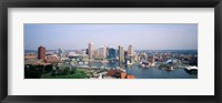 Framed Skyscrapers in a city, Baltimore, Maryland