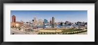 Framed Baltimore, Maryland skyline