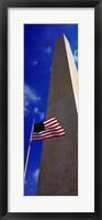 Framed Low angle view of an obelisk, Washington Monument, Washington DC