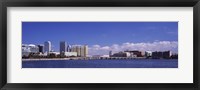 Framed City at the waterfront, Hillsborough Bay, Tampa, Hillsborough County, Florida, USA