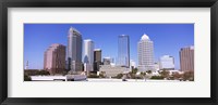 Framed Skyscraper in a city, Tampa, Hillsborough County, Florida, USA