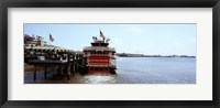 Framed Paddleboat Natchez in a river, Mississippi River, New Orleans, Louisiana, USA