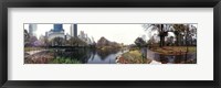 Framed Pond in a park, Central Park, Manhattan, New York City, New York State