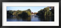 Framed Lake in a park, Central Park, Manhattan, New York City, New York State, USA