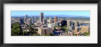 Framed High angle view of a cityscape, Portland, Multnomah County, Oregon