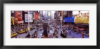 Framed People in a city, Times Square, Manhattan, New York City, New York State, USA