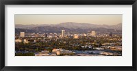 Framed Buildings in a city, Miracle Mile, Hayden Tract, Hollywood, Griffith Park Observatory, Los Angeles, California, USA