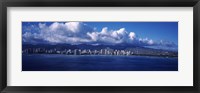 Framed City at the waterfront, Waikiki, Honolulu, Oahu, Hawaii, USA