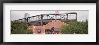 Framed Warren Spahn Plaza at the Chickasaw Bricktown Ballpark, Oklahoma City, Oklahoma, USA