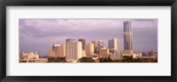 Framed Downtown skyline, Oklahoma City, Oklahoma