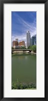 Framed Buildings at the waterfront, Omaha, Nebraska (vertical)