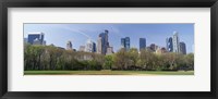 Framed Trees in a park, Central Park South, Central Park, Manhattan, New York City, New York State, USA