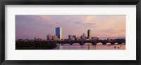 Framed Charles River, Back Bay, Boston, Massachusetts