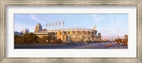 Framed Facade of a baseball stadium, Jacobs Field, Cleveland, Ohio, USA