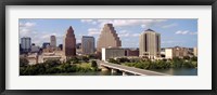 Framed Buildings in a city, Town Lake, Austin, Texas, USA