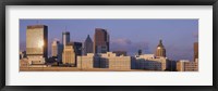 Framed Atlanta, Georgia Skyline
