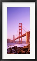 Framed Golden Gate Bridge (horizontal view)