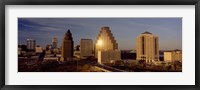 Framed Skyscrapers in a city, Austin, Texas, USA