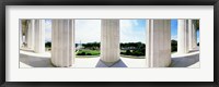Framed Lincoln Memorial Columns, Washington DC