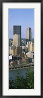Framed Monongahela River Skyline, Pittsburgh, Pennsylvania