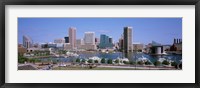 Framed Inner Harbor Skyline Baltimore MD USA