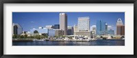 Framed Buildings at the waterfront, Baltimore, Maryland, USA