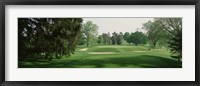 Framed Sand trap at a golf course, Baltimore Country Club, Maryland, USA