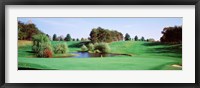 Framed Pond at a golf course, Baltimore Country Club, Baltimore, Maryland, USA