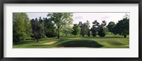 Framed Sand traps on a golf course, Baltimore Country Club, Baltimore, Maryland