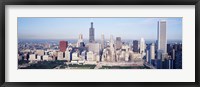 Framed Chicago Skyline from a Distance