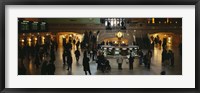 Framed High angle view of a group of people in a station, Grand Central Station, Manhattan, New York City, New York State, USA