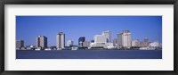 Framed Buildings at the waterfront, Mississippi River, New Orleans, Louisiana