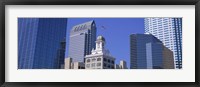 Framed Old City Hall Cityscape Tampa FL